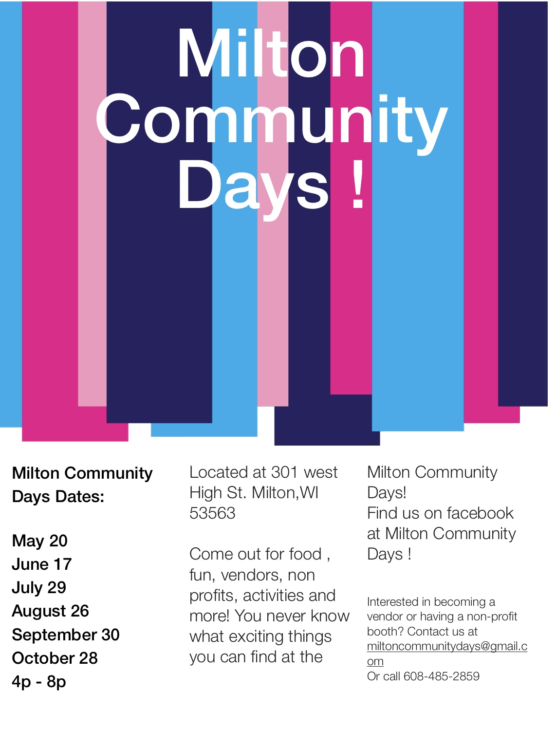 Milton Community Days WI Food Truck