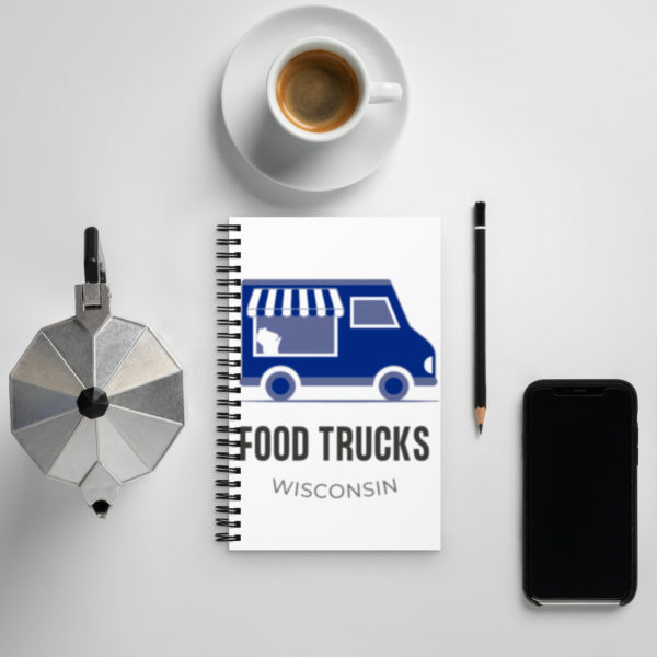 Food Trucks of WI Spiral notebook